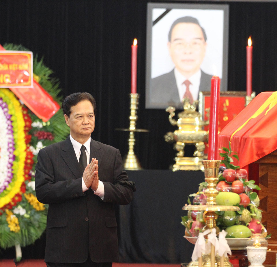 Khoảnh khắc lắng lòng tại lễ viếng nguyên Thủ tướng Phan Văn Khải